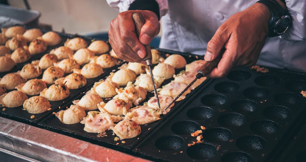 Street food tour in Osaka
