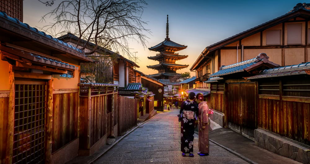kyoto streets japan