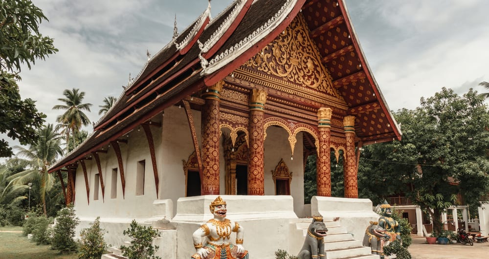 temples in luang prabang in laos
