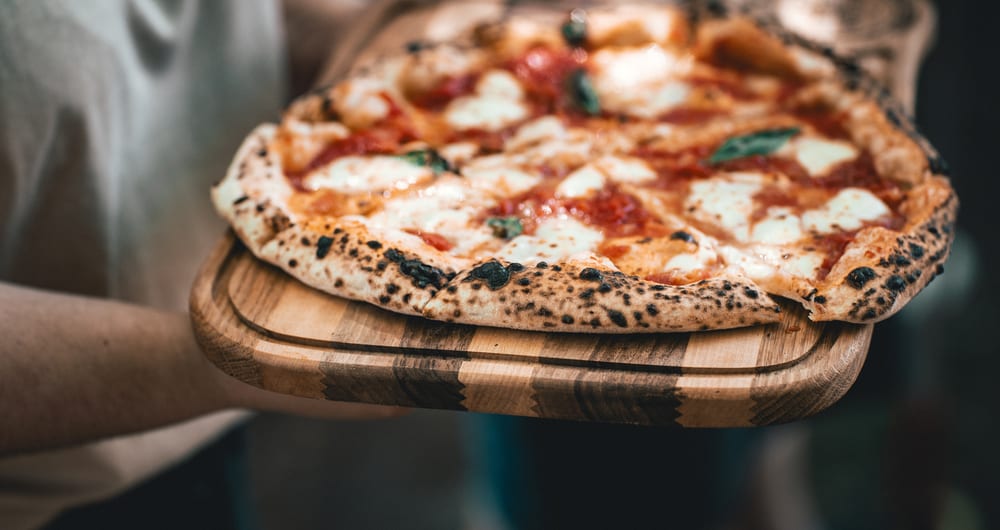 pizza in tuscany in italy