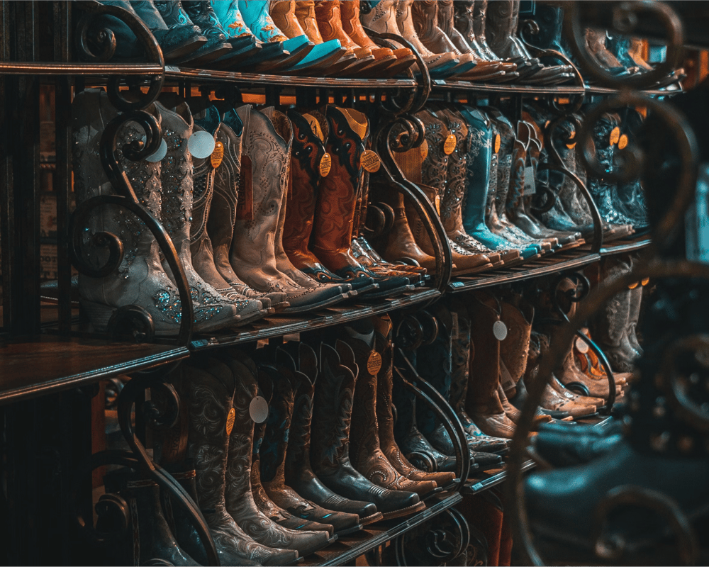Cowboy boots in Texas