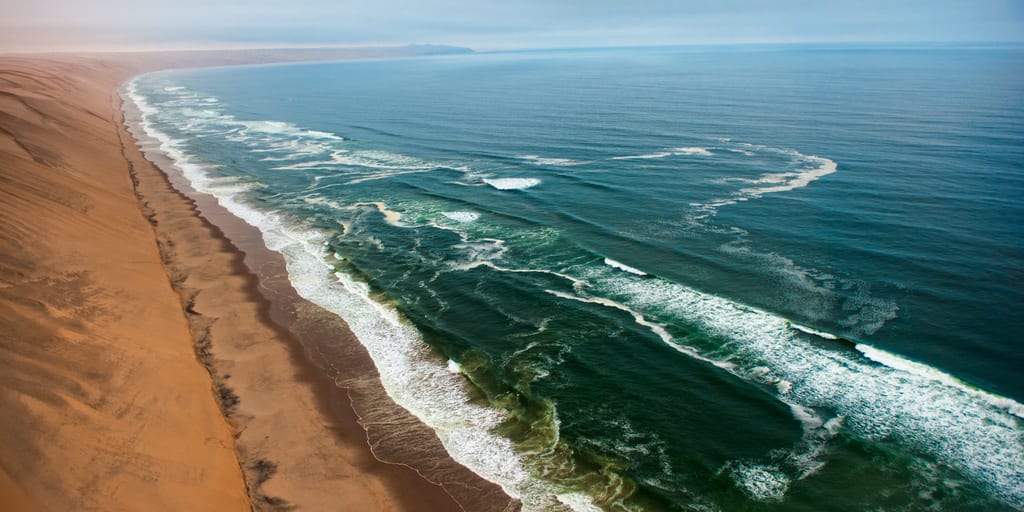 Skeleton Coast in Namibia