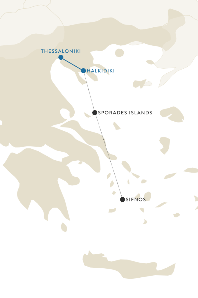 Mobile itinerary for Greece