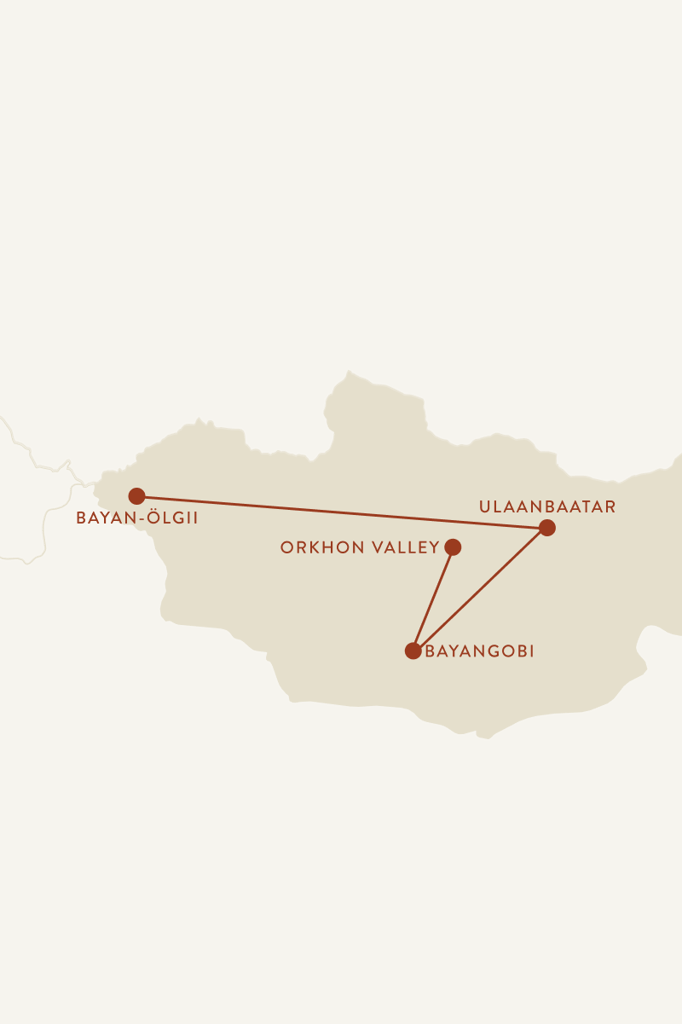 Mongolia map for mobile