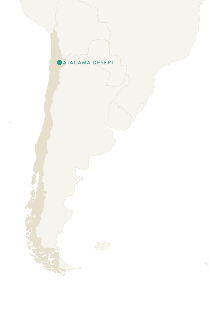 Super itinerary Chile map for mobile