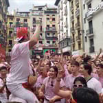 Alister Yuen at La Tomatina festival, Spain