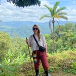 Angela in Costa Rica on a hike
