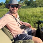 Anthony on safari