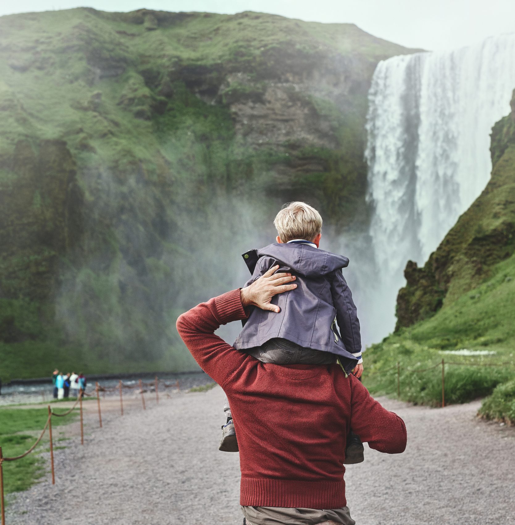 Family in Iceland