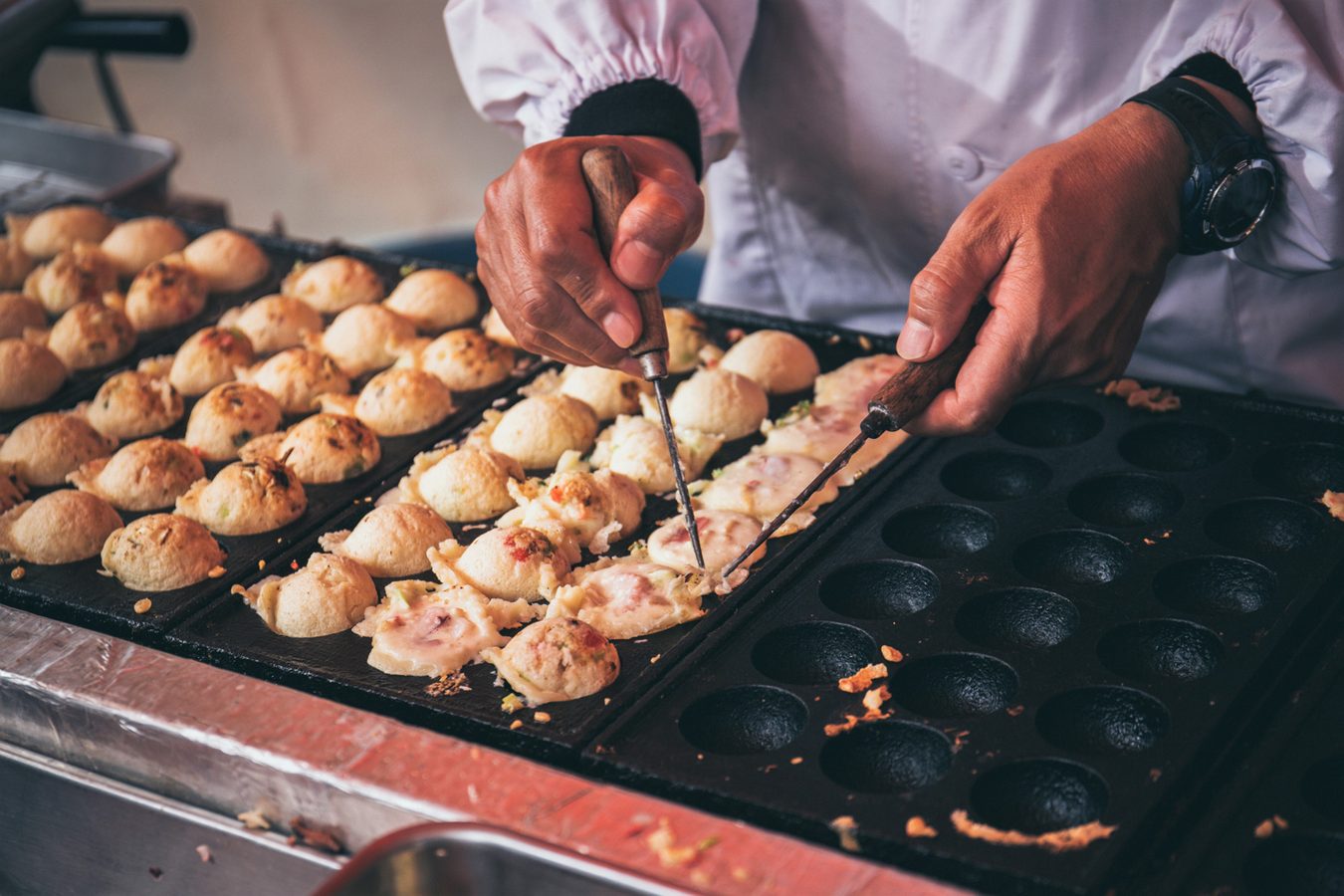 Street food tour in Osaka