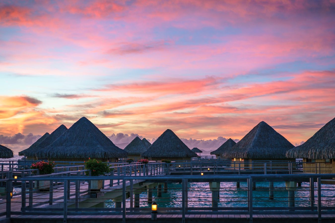 Sunrise in Bora Bora