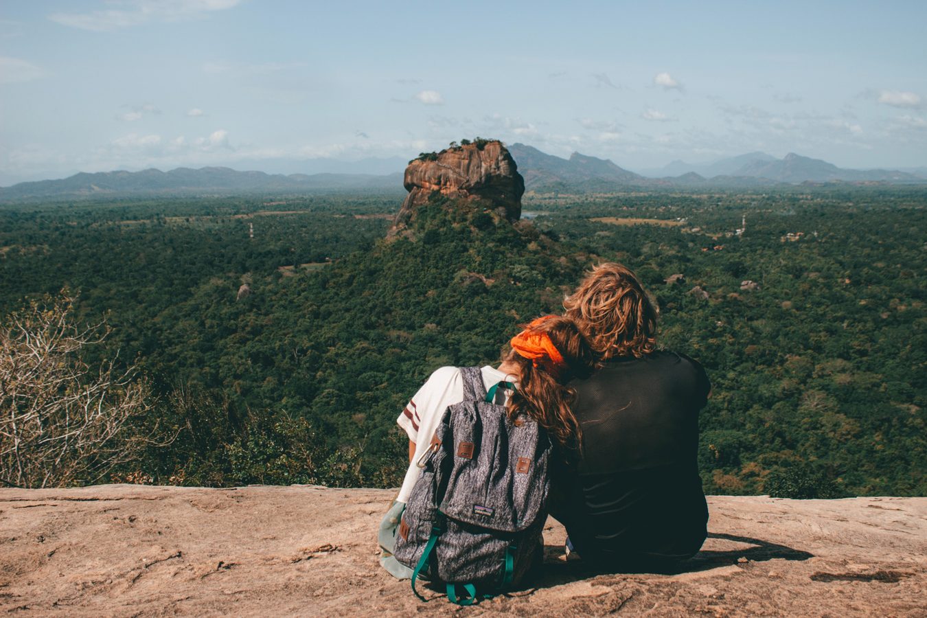 Sigirya rock in Sri Lanka