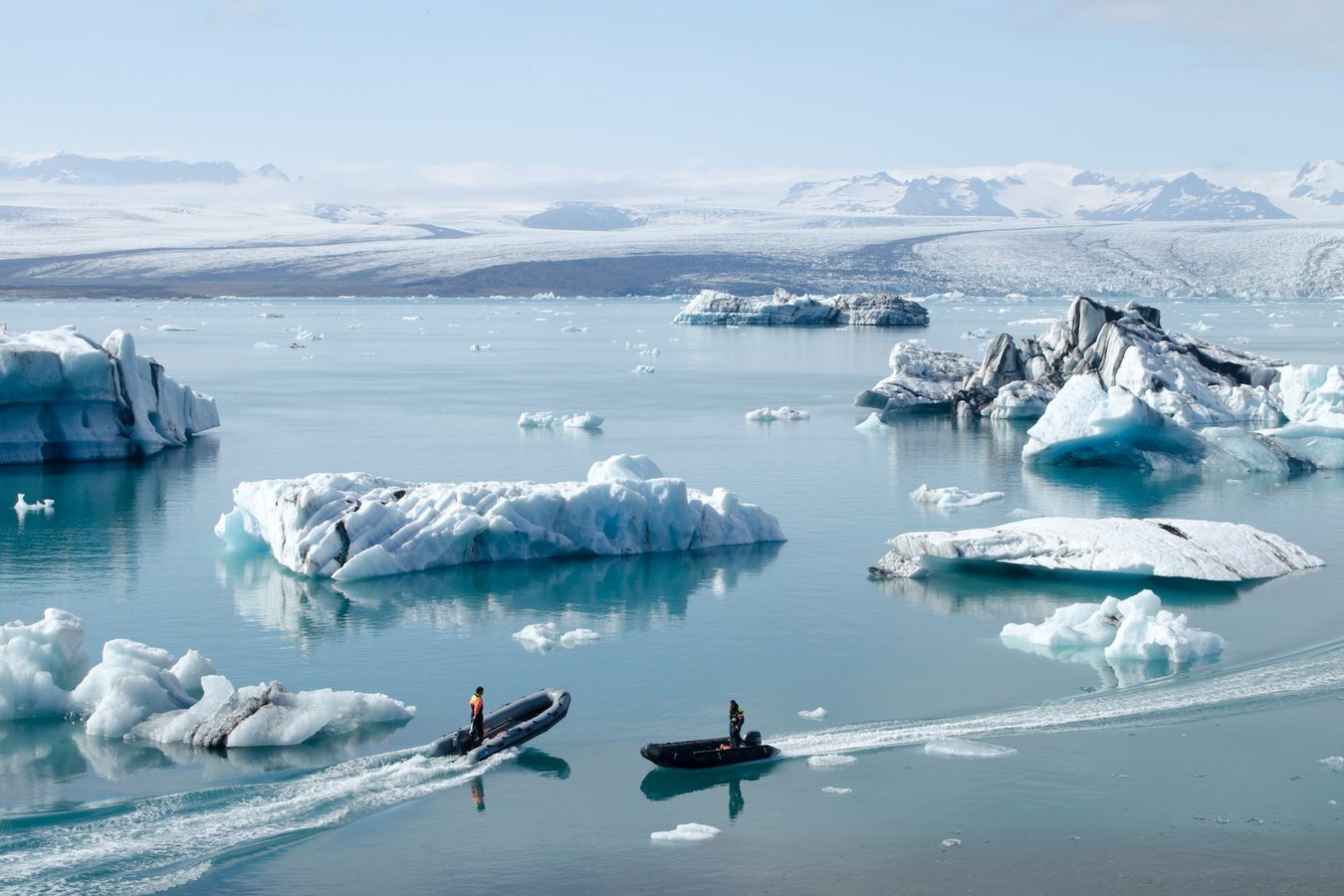 Jökulsárlón Glacial lagoon in Iceland
