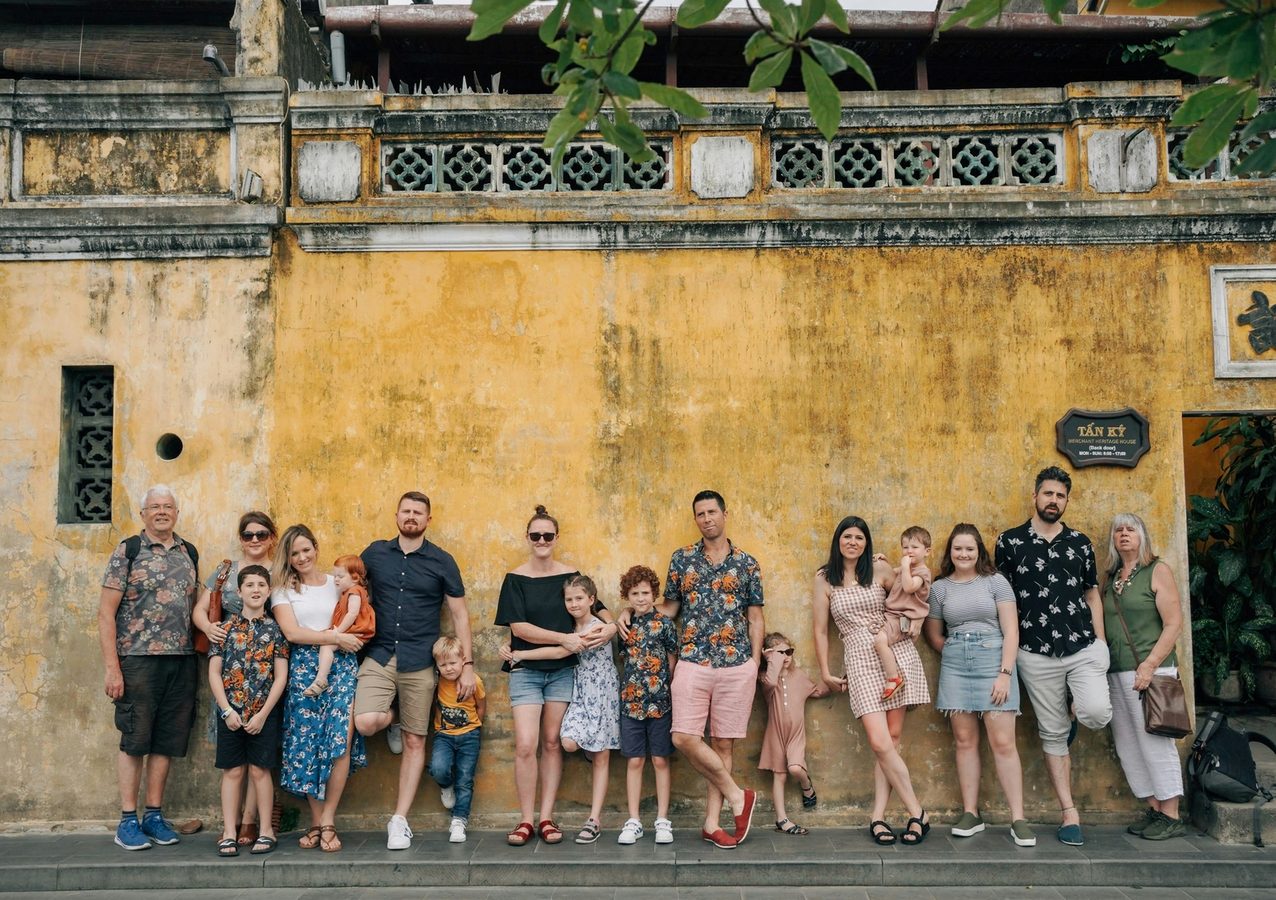 Multi generational family travel in Vietnam