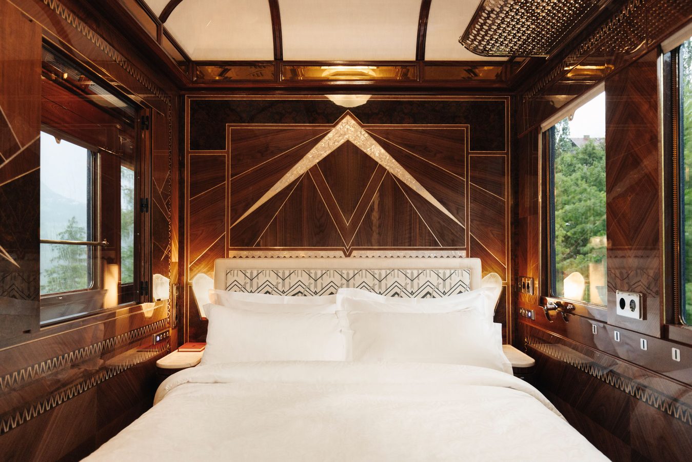 Venice Simplon Orient Express bedroom luxury train