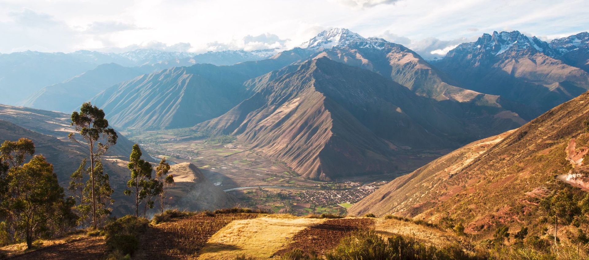 Urubamba Valley sacred valley view landscape