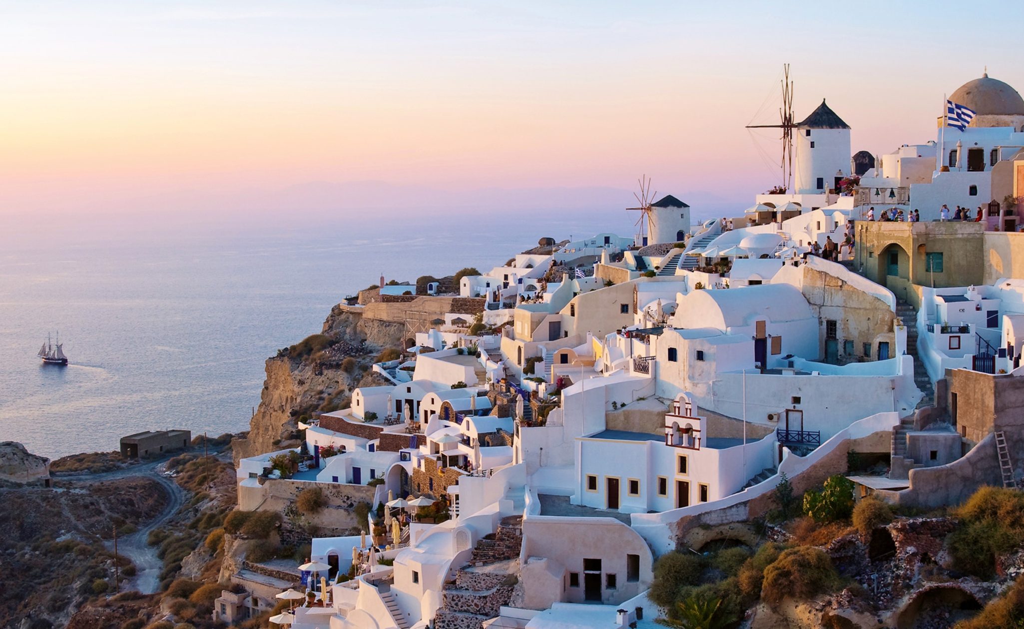 Santorini in Greece