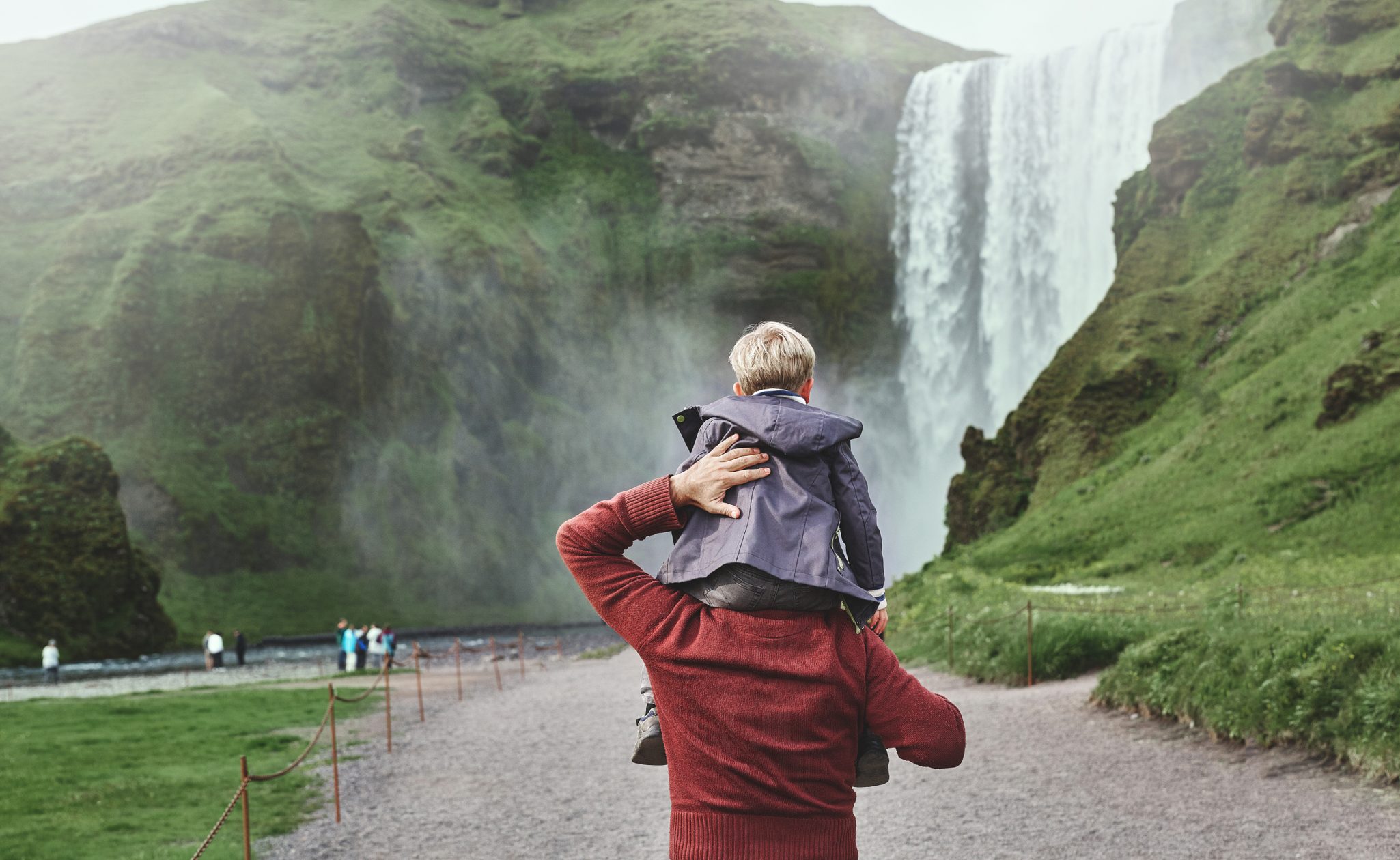 Family in Iceland