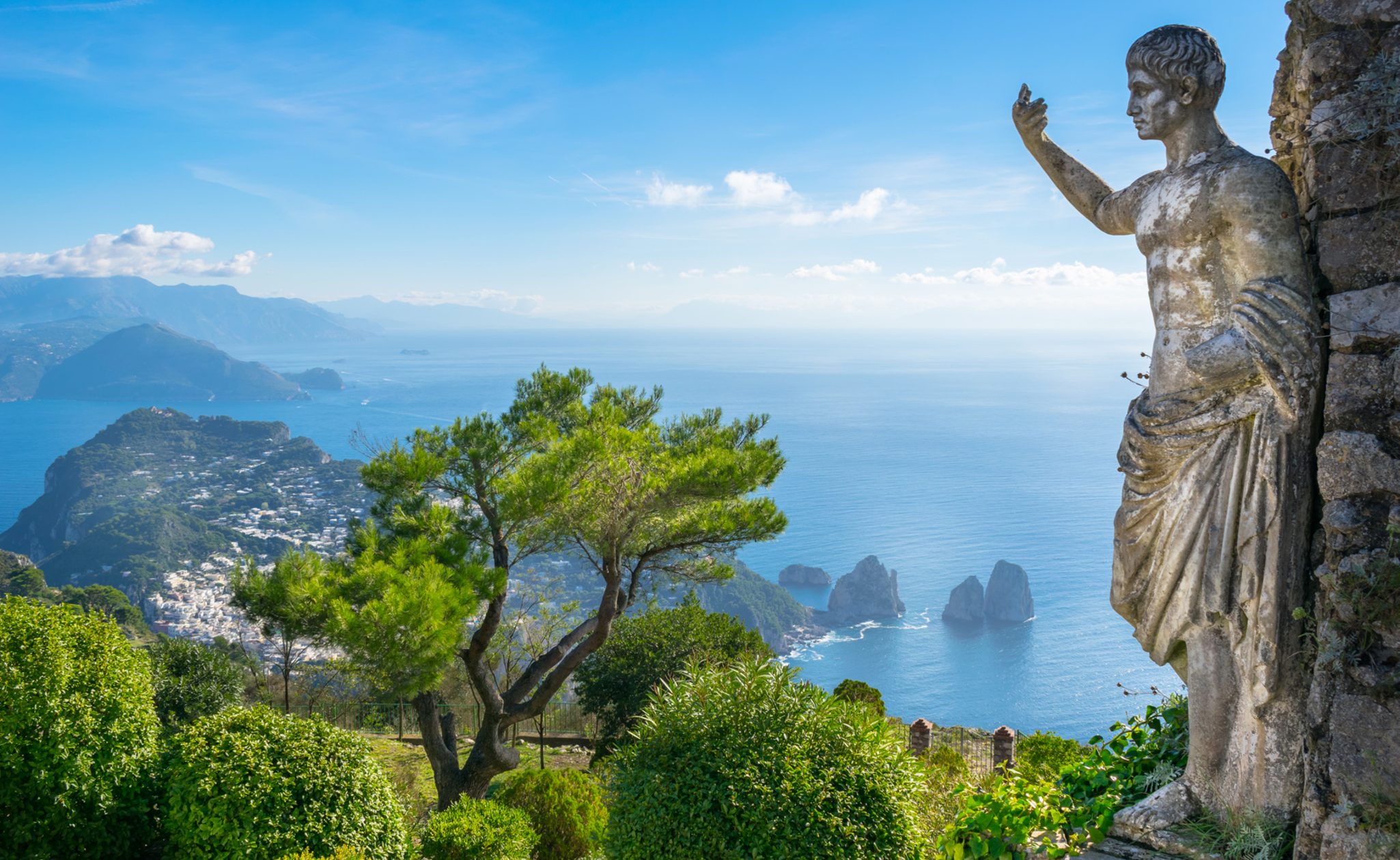 View from Mount Solaro, Anacapri