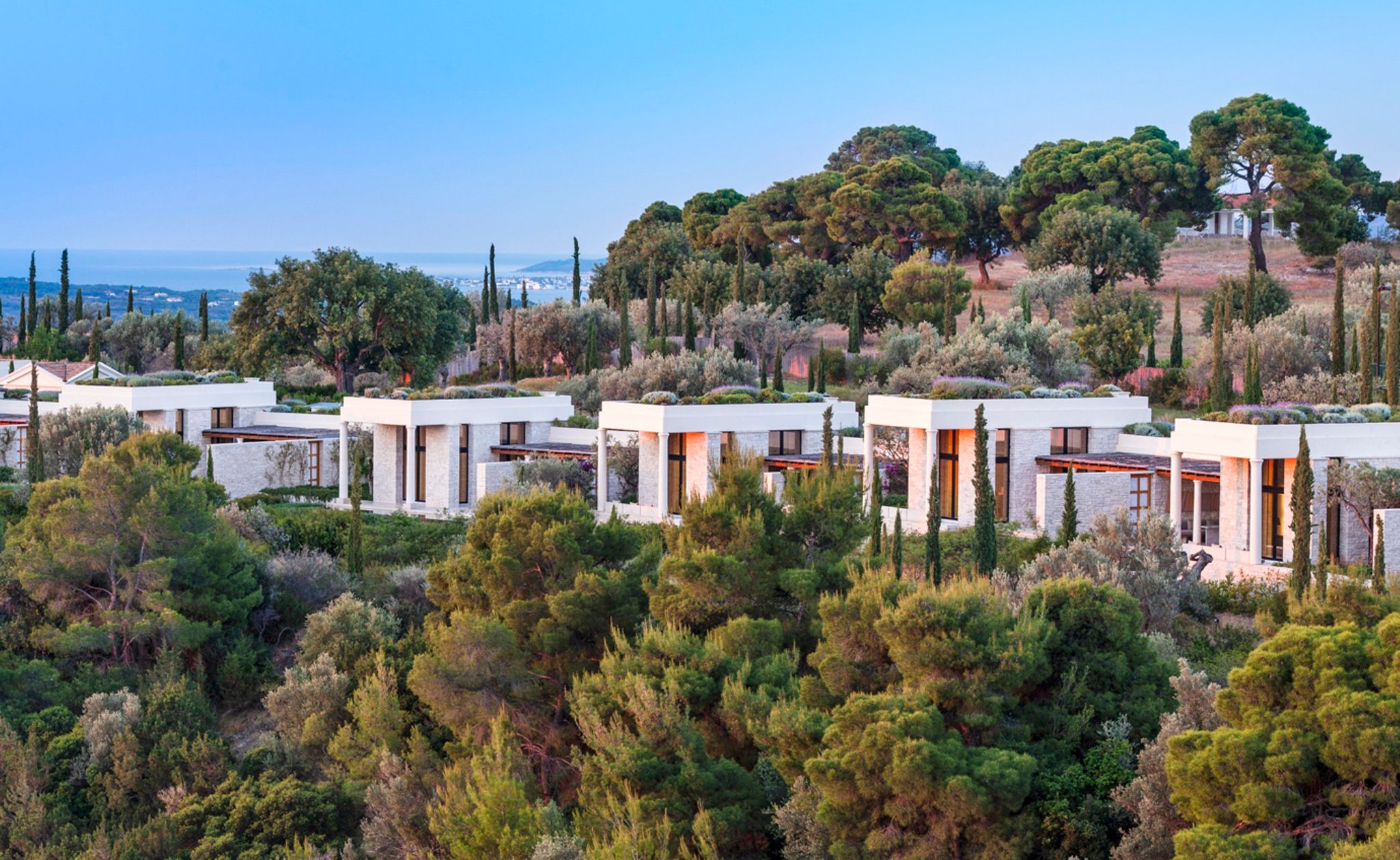 pavilions amanzoe in greece