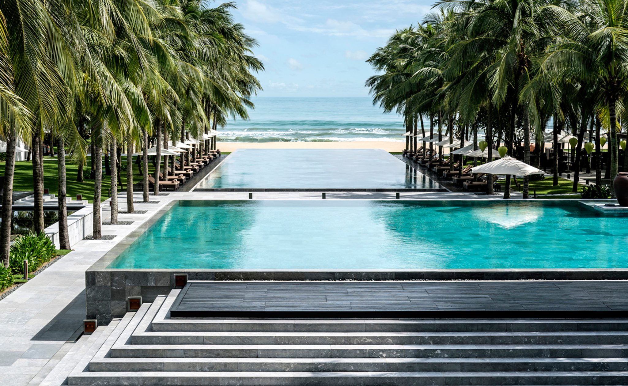four seasons nam hai pool in vietnam