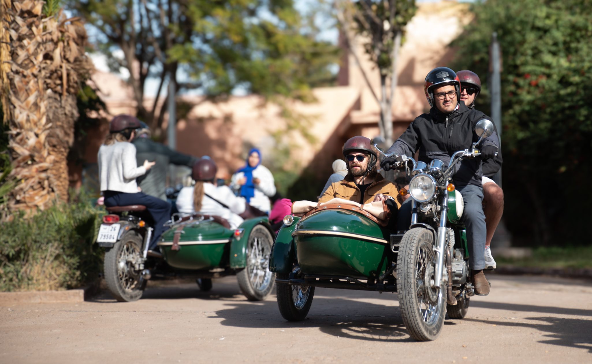 sidecar adventure in Marrakech in morocco