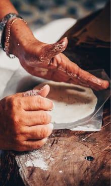 Tortilla making, Eater Journeys, Mexico