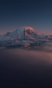 Distant mountain