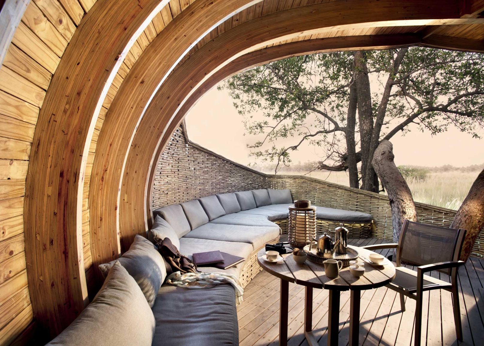 Stay at Sandibe Camp on the Okavango Delta