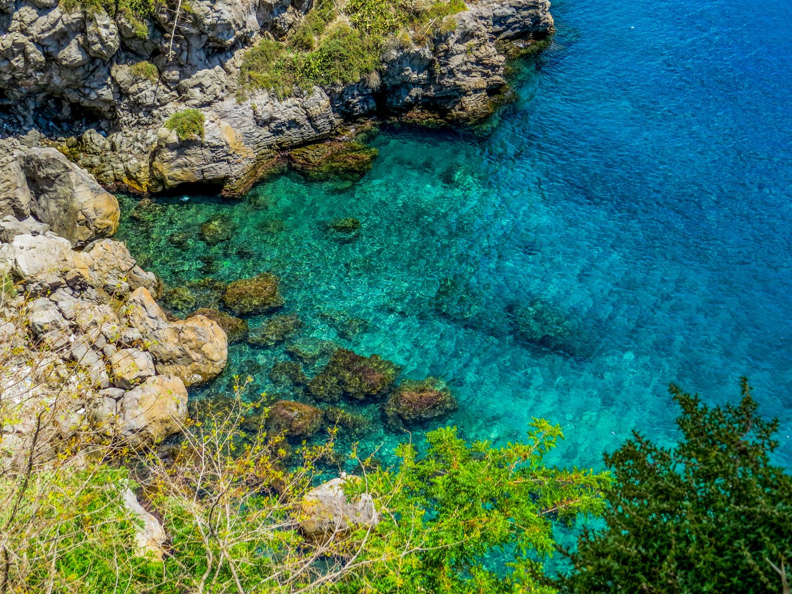 Swimming in the Aeolian Islands