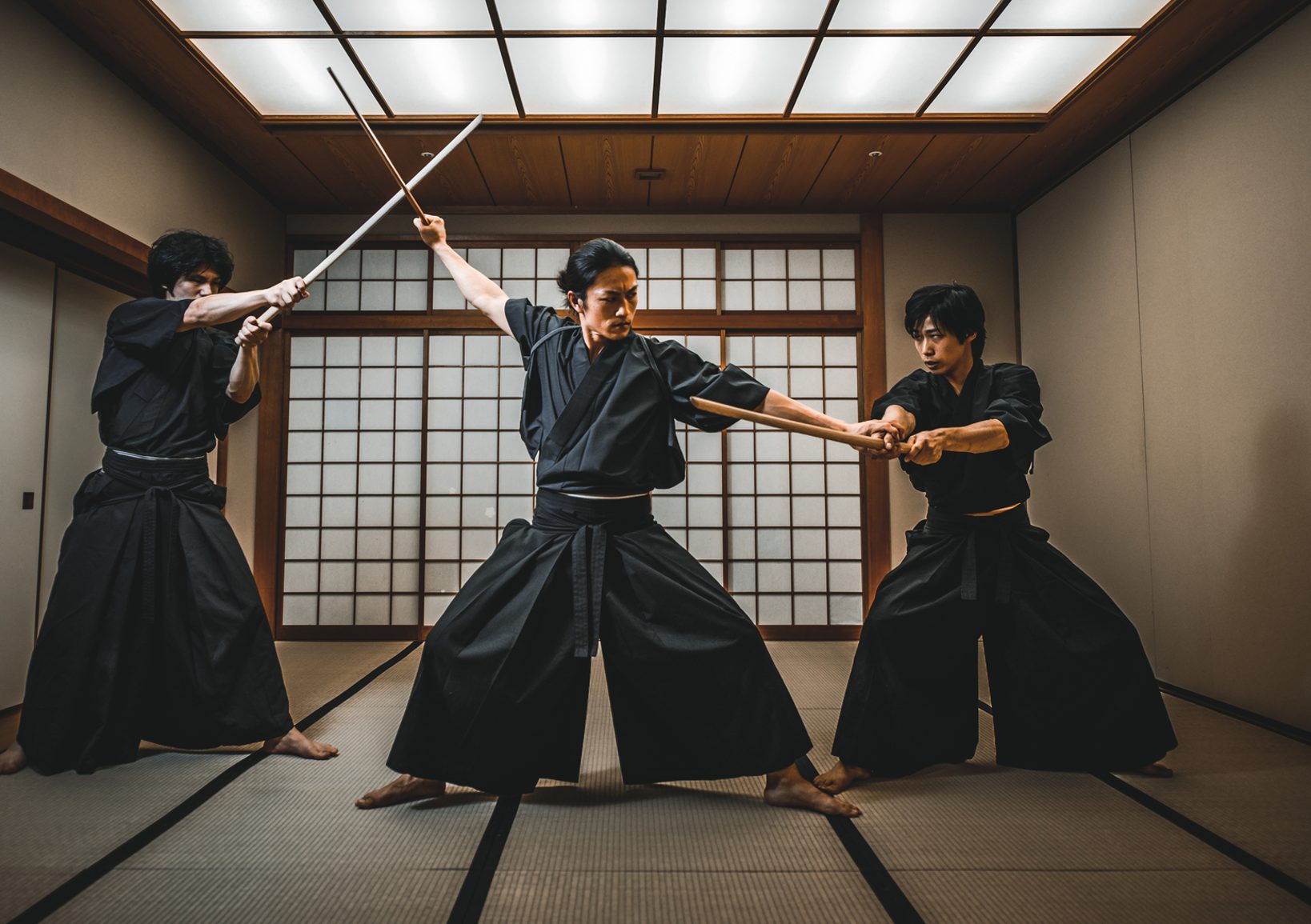 Samurai training for families in Japan