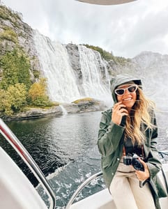 Travel Expert Caroline Quinn in Norway