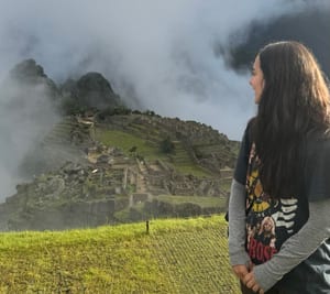 Sam at Machu Picchu