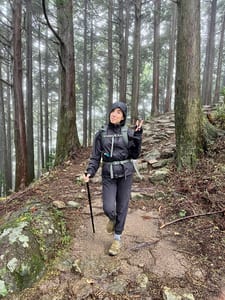Dani hiking in Japan