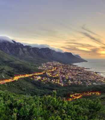 Cape Town view in South Africa