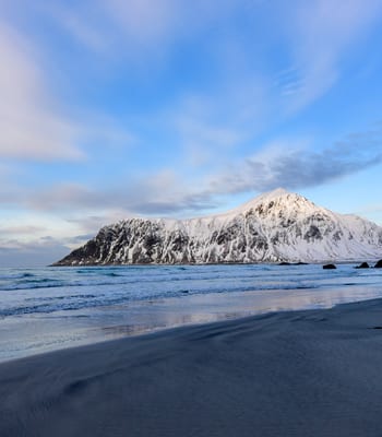 Lofoten Islands peak Norway
