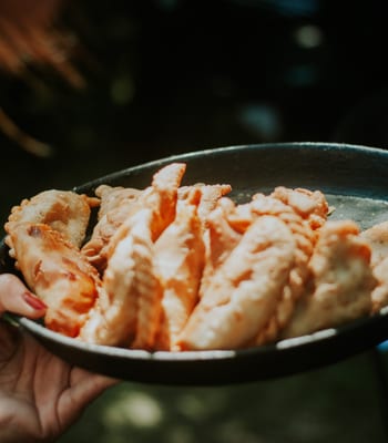 Empanada making in Argentina