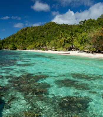 Gam island Indonesia