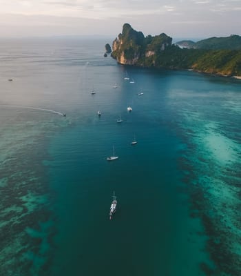 Phi Phi Islands boats, Thailand