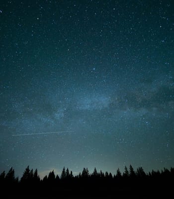 The night sky Italy