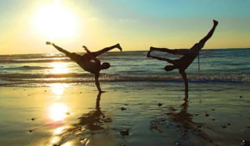 Brazil Capoeira on the beach