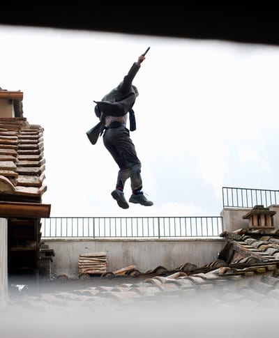 Stuntman training, James Bond x Black Tomato