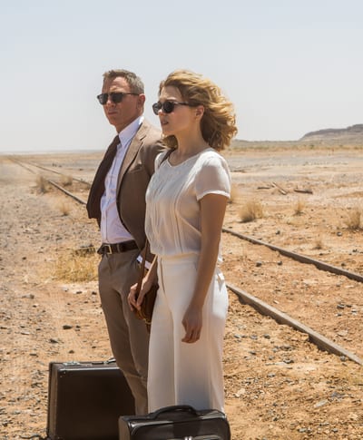 Daniel Craig and Léa Seydoux in Metro-Goldwyn-Mayer Pictures/Columbia Pictures/EON Productions’ action adventure SPECTRE, Morocco