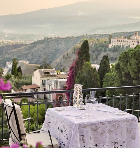 Grand Hotel Timeo al-fresco dining