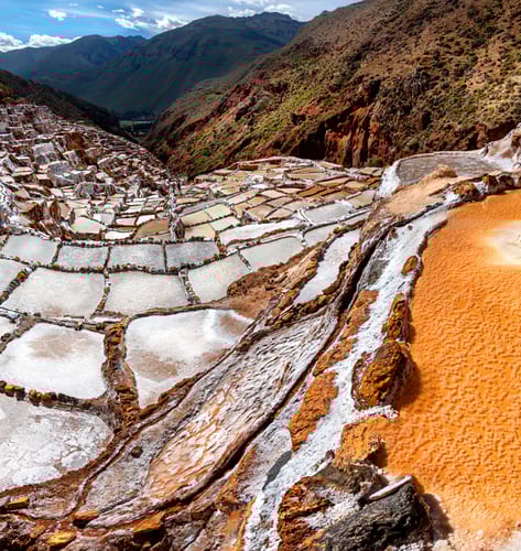 Maras salt pans in Peru