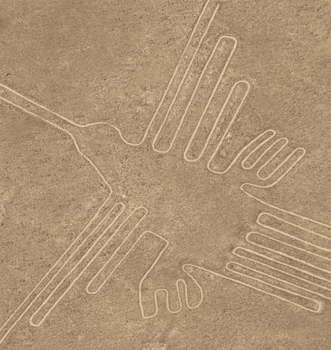 The hummingbird geoglyph