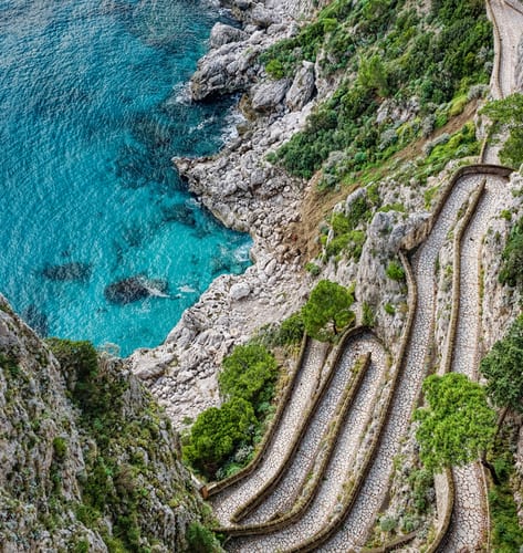 Via Krupp, Capri