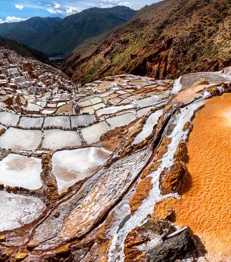 Maras salt pans in Peru