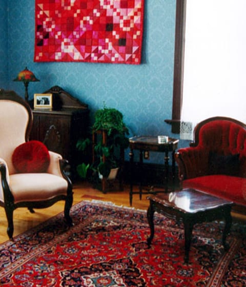 Take tea in the eclectic Parlour