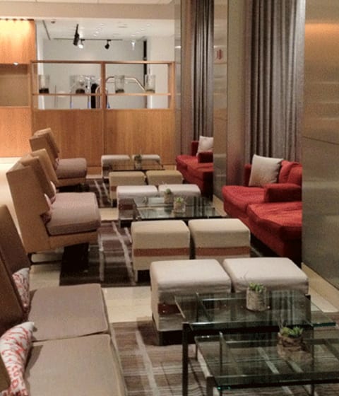 Unwind on the contemporary furniture of the James Hotel